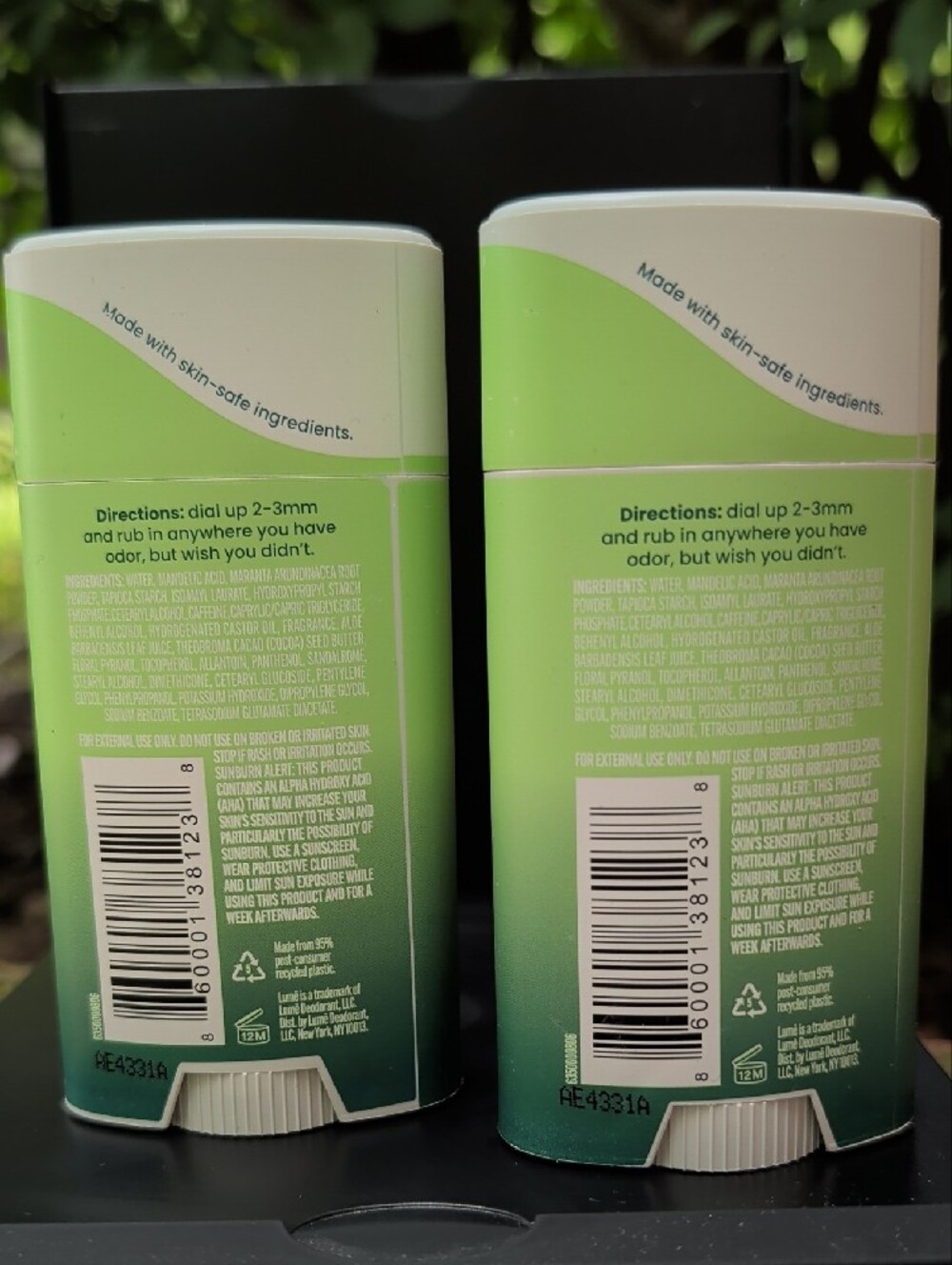 Lume Whole Body Deodorant Invisible Cream - Fresh Alpine Pack of 2 - Picture 2 of 4